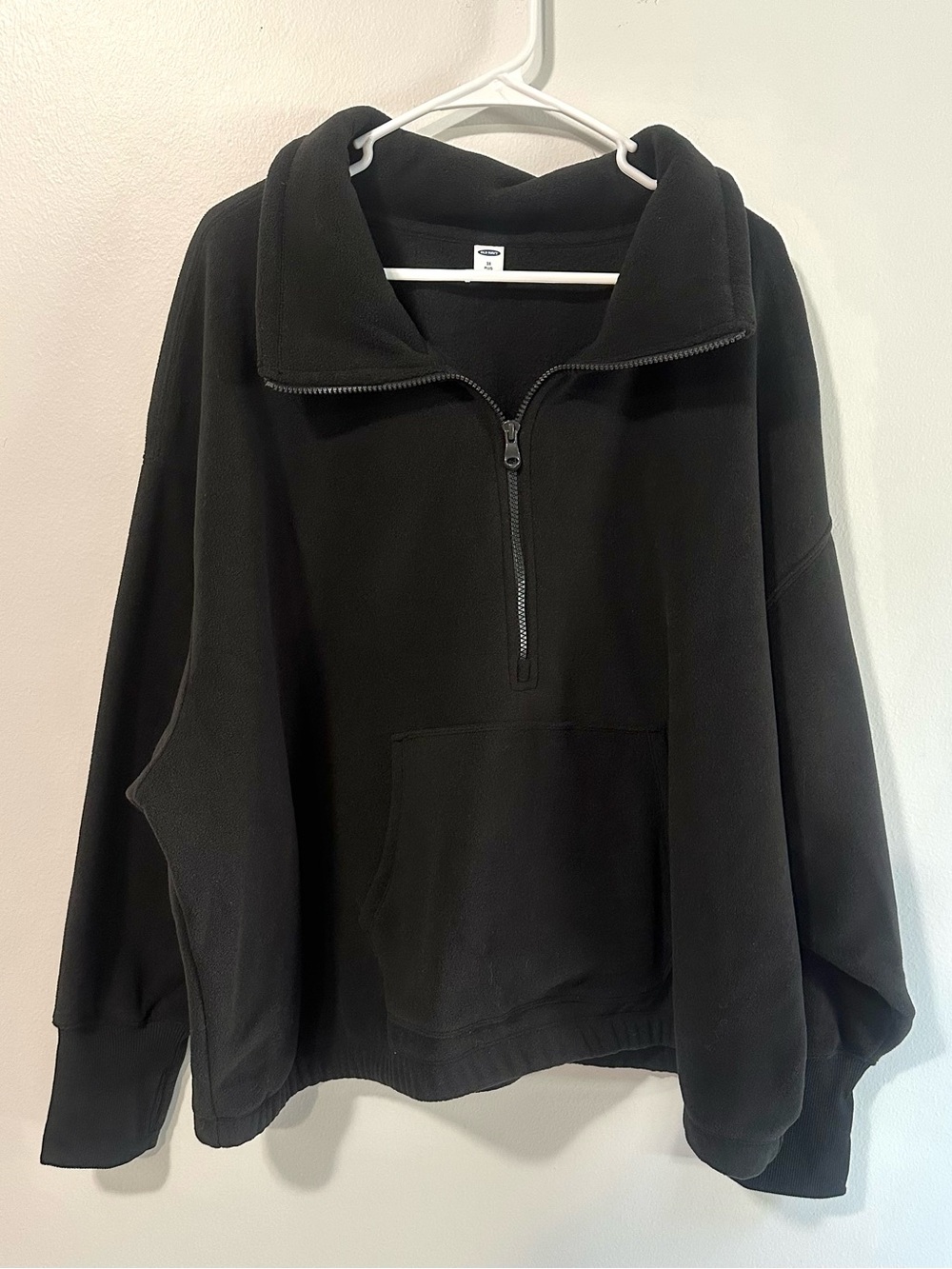 Old Navy Women's Plus-Size Cozy Fleece Half-Zip Pullover Sweatshirt 3X NWT